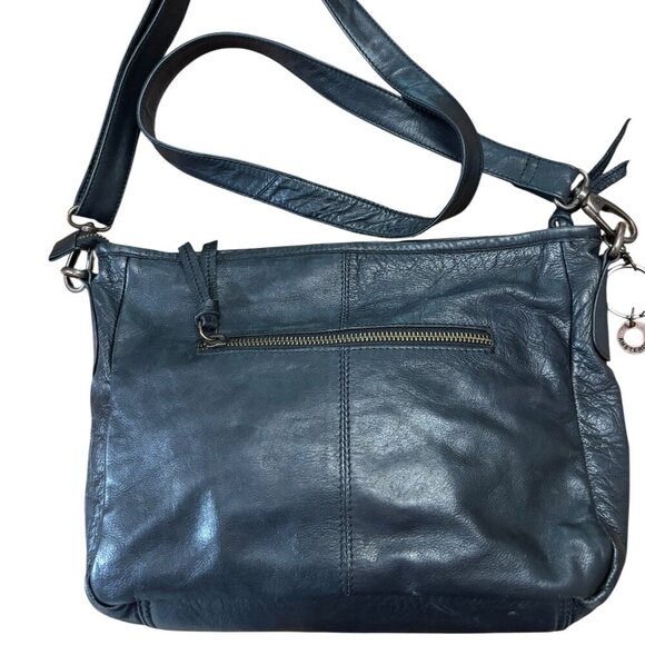 AMSTERDAM HERITAGE Shoulder Bag Black Slouchy Multiple Zippers Bronze Hardware - Picture 12 of 15